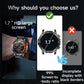 🎁2026 New Arrivals 50% OFF💥Smart Watch: 1000mAh Battery, 1.7" HD Display, 100+ Sports Modes, LED Flashlight, Interchangeable Straps