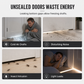 🎁2026 New Arrivals 50% OFF💥DIY Wear Resistant Leather Under Door Draft Stopper Windproof and Insect Proof Bedroom Door Bottom Seal Strip🏠