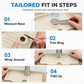 🎁2026 New Arrivals 50% OFF💥🧽 Silicone Faucet Splash Guard Mat — Drain Fast, Cuttable
