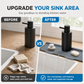 🎁2026 New Arrivals 50% OFF💥🧽 Silicone Faucet Splash Guard Mat — Drain Fast, Cuttable