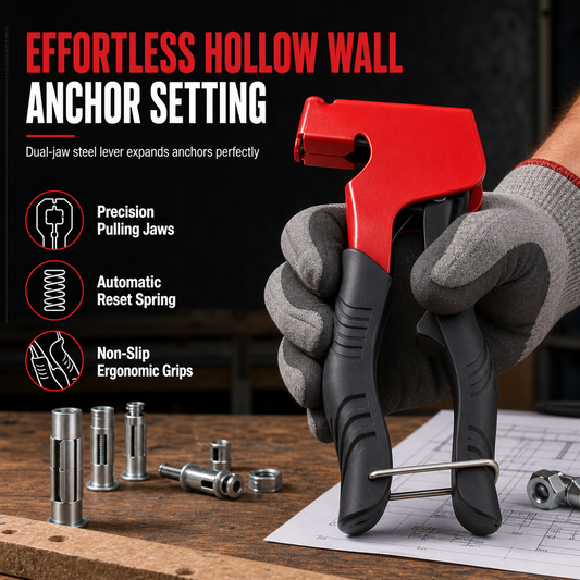 🎁2026 New Arrivals 50% OFF💥Manual Rivet Nut Gun and Petal Nut Tightening Tool for M3-M8 Hollow Wall Anchors⚒️