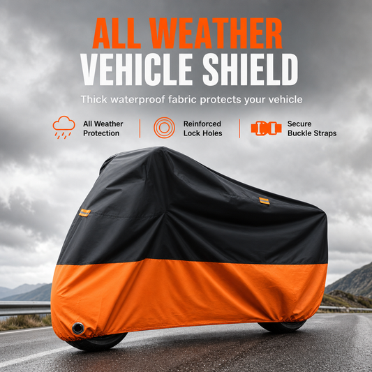 🎁2026 New Arrivals 50% OFF💥⏰Waterproof Motorcycle Cover with Lock Holes