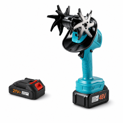 🎁2026 New Arrivals 50% OFF💥Cordless Handheld Mini Tiller Cultivator 21V Lithium Battery Powered Portable Garden Soil Loosener and Weeder for Home Yard