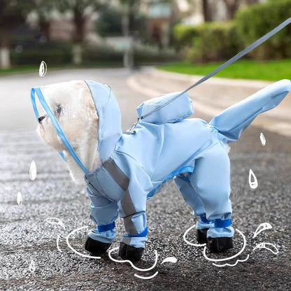 🎁2026 New Arrivals 50% OFF💥Cute Full Wrap Pet Rain Coat with Mask