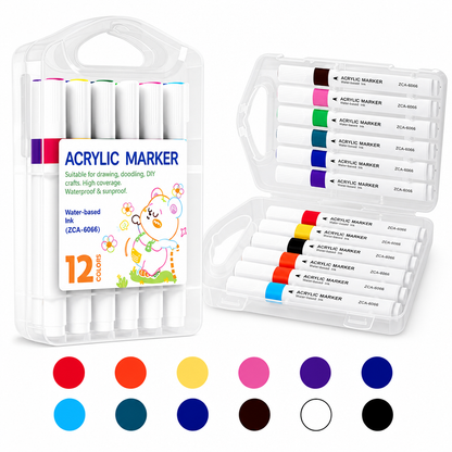 🎁2026 New Arrivals 50% OFF💥Acrylic Marker Pen Set with Storage Case for Drawing