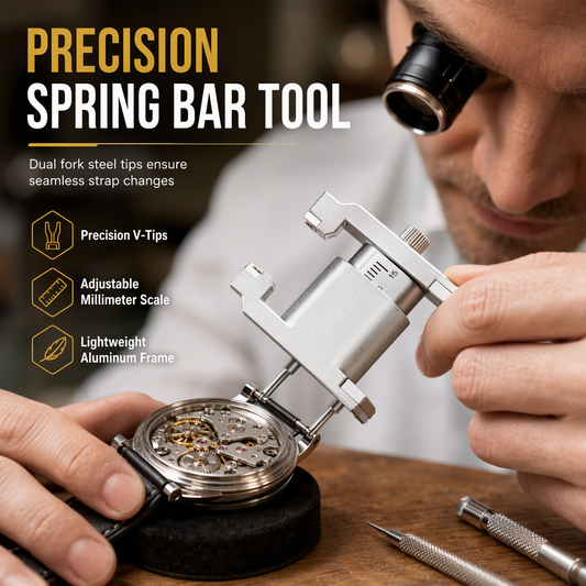 🎁2026 New Arrivals 50% OFF💥Watch Repair Tool V Shaped Spring Bar Pliers and Tweezers Kit for Strap Removal