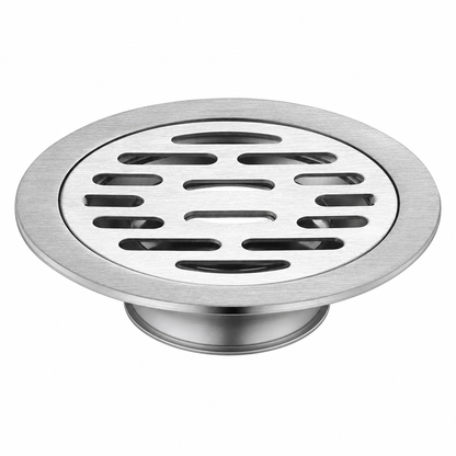 🎁2026 New Arrivals 50% OFF💥Brushed Stainless Steel Round Floor Drain with Deodorizing Core – Fast Water Drainage Anti-Odour Floor Drain, Fits Bathroom, Shower & Washing Machine
