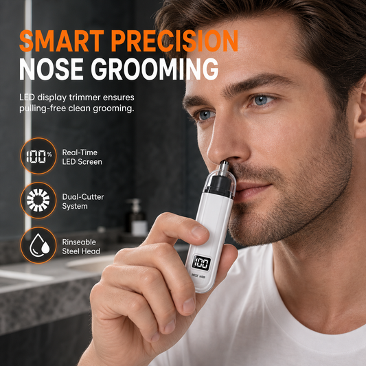 🎁2026 New Arrivals 50% OFF💥Aufladbarer Nasenhaartrimmer mit waschbarem Scherkopf – Elektrischer Grooming Clipper für Damen und Herren