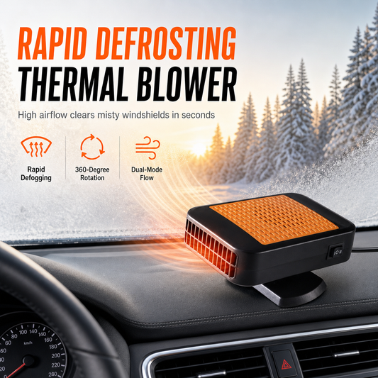 🎁2026 New Arrivals 50% OFF💥🚗 Rotatable 12V Car Defroster & Defogger Fan
