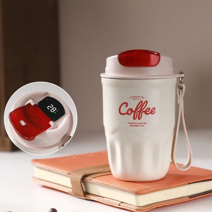 🎁2026 New Arrivals 50% OFF💥Portable Smart Thermal Coffee Cup with Temperature Display