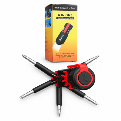 🎁2026 New Arrivals 50% OFF💥 Folding Multi-Bit Screwdriver with LED