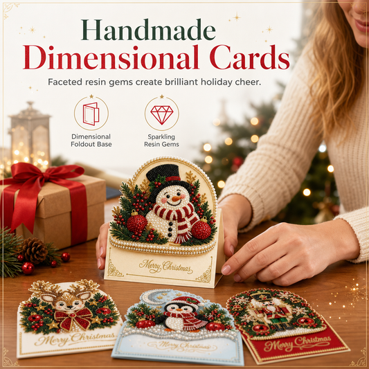 🎁2026 New Arrivals 50% OFF💥 DIY 3D Christmas Greeting Cards Set – The Perfect Christmas Gift ✨
