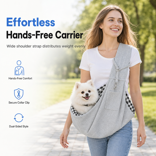 🎁2026 New Arrivals 50% OFF💥 Portable Breathable Pet Carrier Sling Bag Single Shoulder Crossbody Travel Bag for Cats and Small Dogs