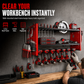🎁2026 New Arrivals 50% OFF💥💪 Wall-Mounted Power Tool Organizer – Steel Build, Drill Charging Station, Dual Pegboards ✨