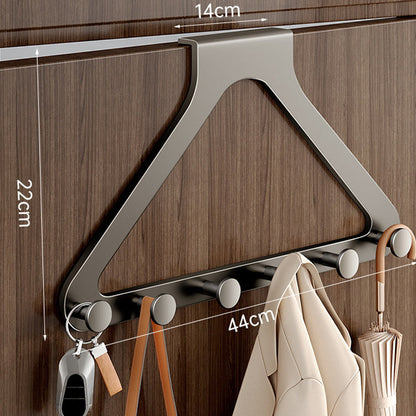 🎁2026 New Arrivals 50% OFF💥Drill-Free Over-the-Door 6-Hook Rack