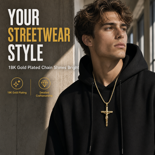 🎁2026 New Arrivals 50% OFF💥 Portrait Cross Pendant Necklace – A Timeless Unisex Piece for Everyday Wear & Thoughtful Gifting 💎✝️