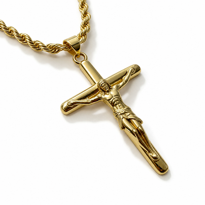 🎁2026 New Arrivals 50% OFF💥 Portrait Cross Pendant Necklace – A Timeless Unisex Piece for Everyday Wear & Thoughtful Gifting 💎✝️