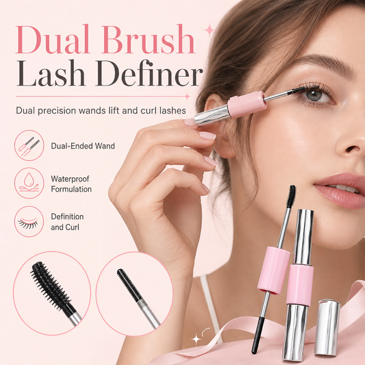 🎁2026 New Arrivals 50% OFF💥Double Ended Waterproof and Lash Primer for Lengthening Curling and Volumizing Smudge Proof Natural Eye Makeup