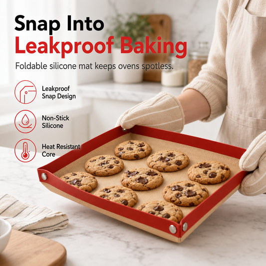 🎁2026 New Arrivals 50% OFF💥Non Stick Silicone Baking Mat Heat Resistant Fiberglass Oven Liner Sheet for Macarons and Pastry