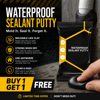 🎁2026 New Arrivals 50% OFF💥Waterproof Sealant Putty, Mouldable Hole Sealing Filler for Pipe Wall Gap Blocking