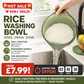 🎁2026 New Arrivals 50% OFF💥Wash Rice Without Losing a Grain – Fine Mesh Colander Bowl with Handle. UK Stock