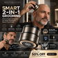 🎁2026 New Arrivals 50% OFF💥 2-in-1 Smart Head Shaver & Beard Trimmer – Easy Grooming, Rinsable Head & Digital Display 🔥